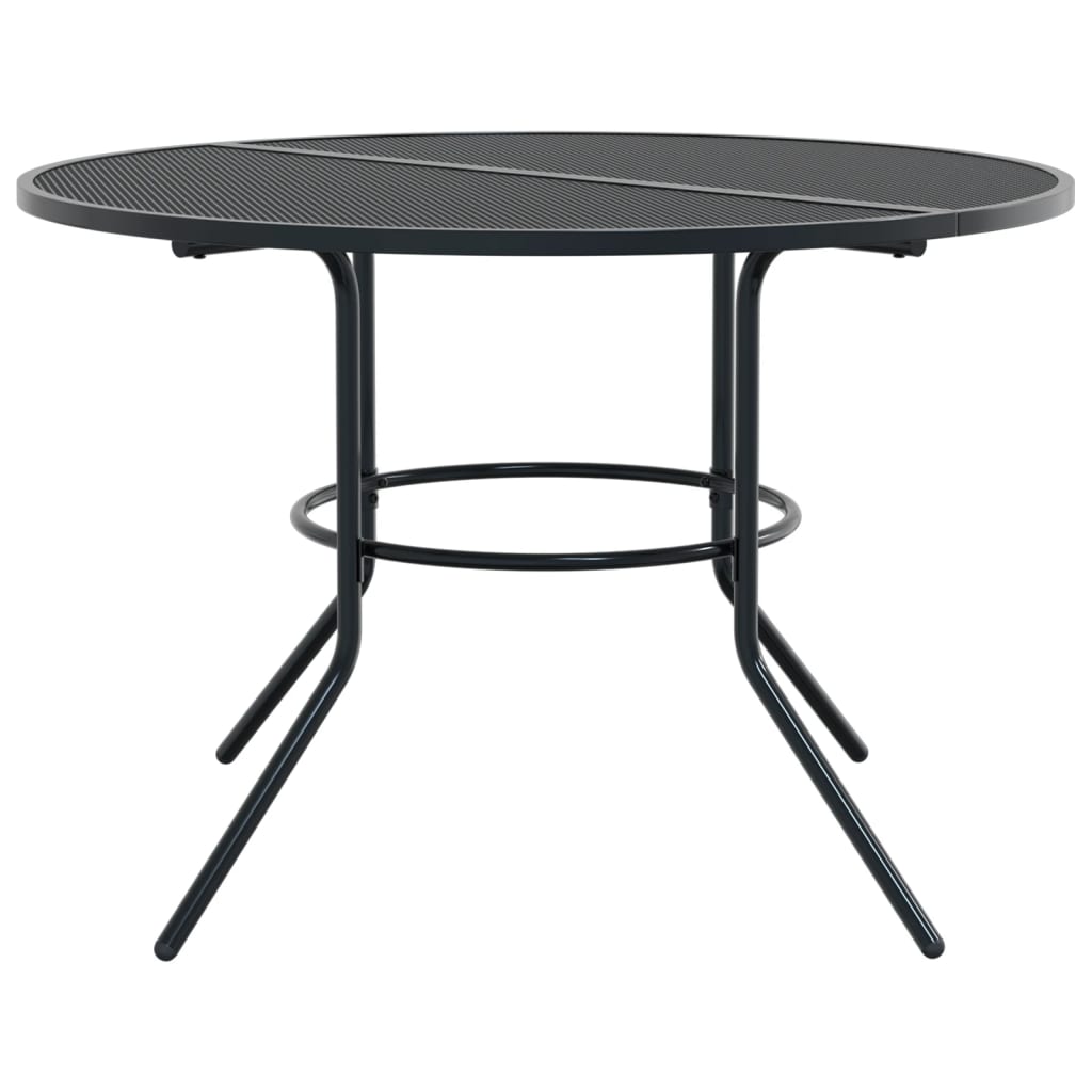 7-delige Tuinset stapelbaar gepoedercoat staal antracietkleur is nu te koop bij PeponiXL, paradijselijk wonen!