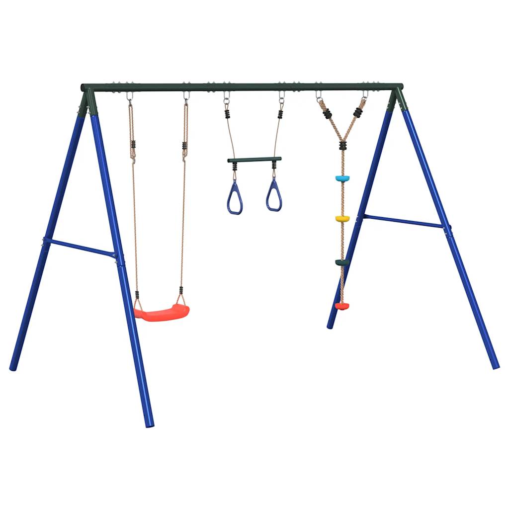 Schommelset met schommel, trapeze en klimtouw met schijven is nu te koop bij PeponiXL, paradijselijk wonen!