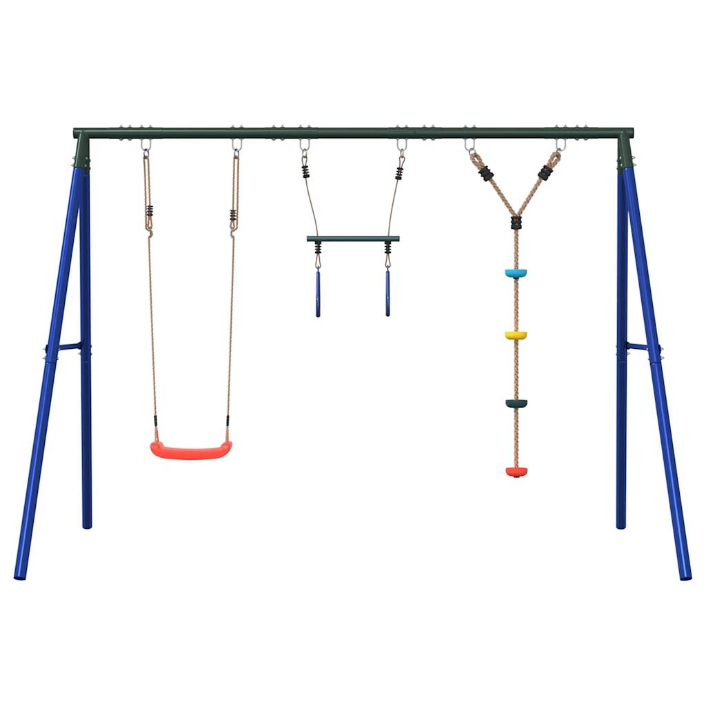 Schommelset met schommel, trapeze en klimtouw met schijven is nu te koop bij PeponiXL, paradijselijk wonen!