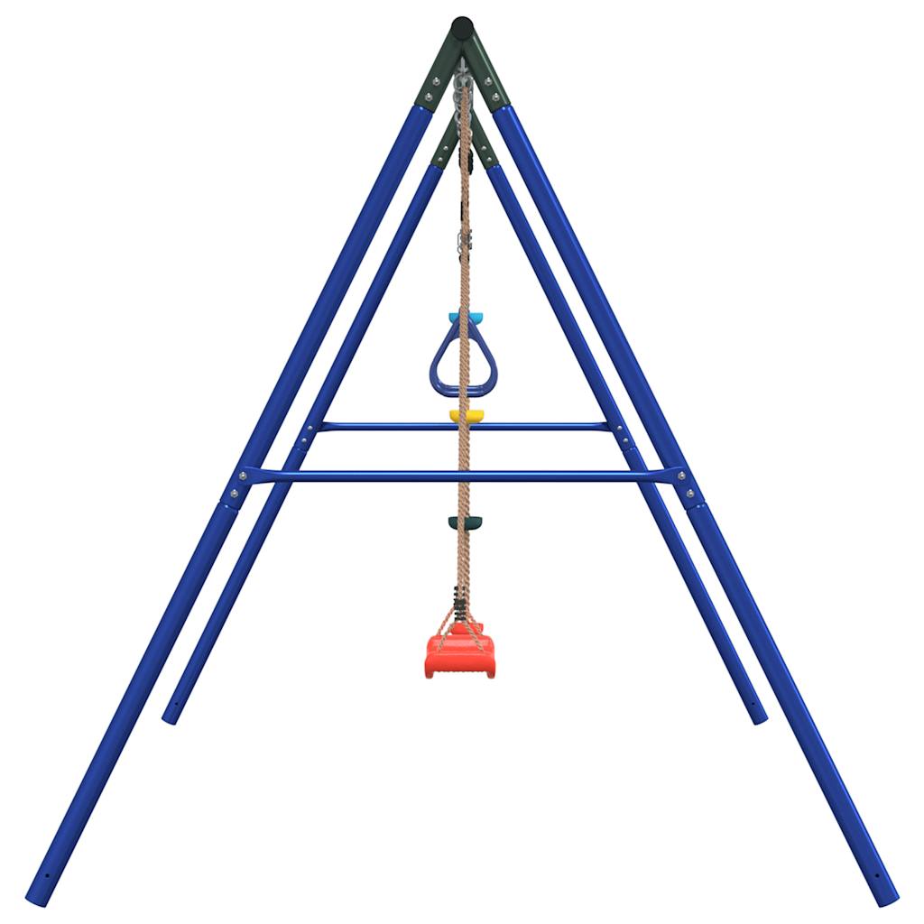 Schommelset met schommel, trapeze en klimtouw met schijven is nu te koop bij PeponiXL, paradijselijk wonen!