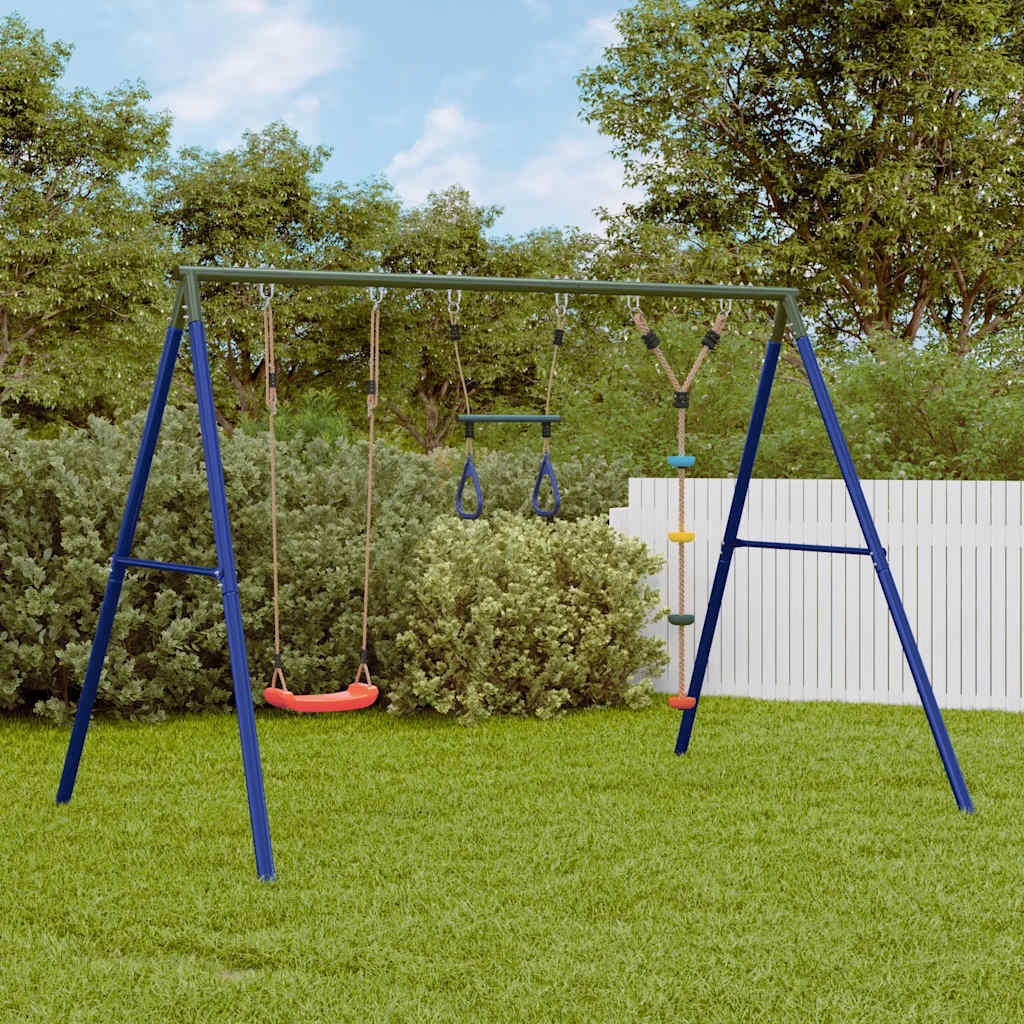 Schommelset met schommel, trapeze en klimtouw met schijven is nu te koop bij PeponiXL, paradijselijk wonen!