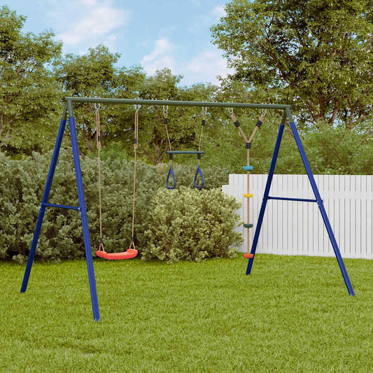 Schommelset met schommel, trapeze en klimtouw met schijven is nu te koop bij PeponiXL, paradijselijk wonen!