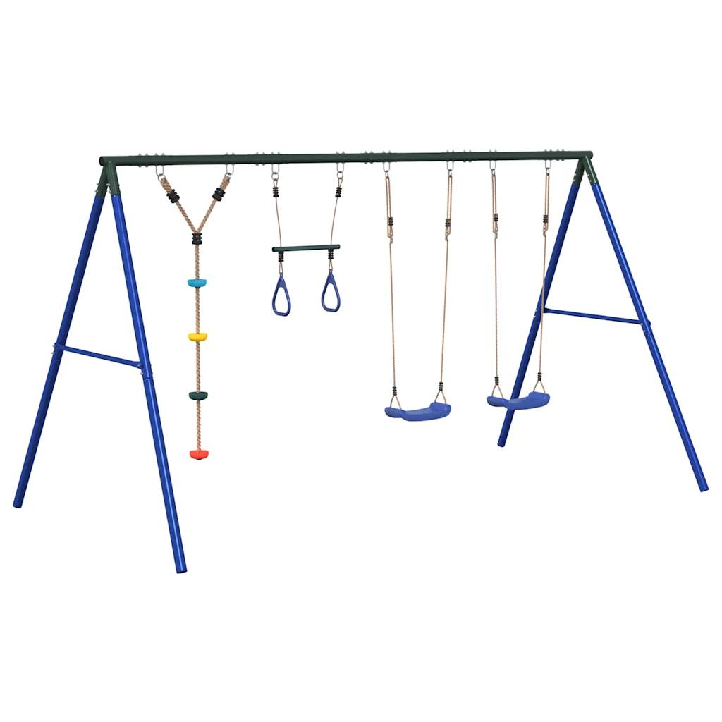 Schommelset met schommels, trapeze en klimschommel met schijven is nu te koop bij PeponiXL, paradijselijk wonen!