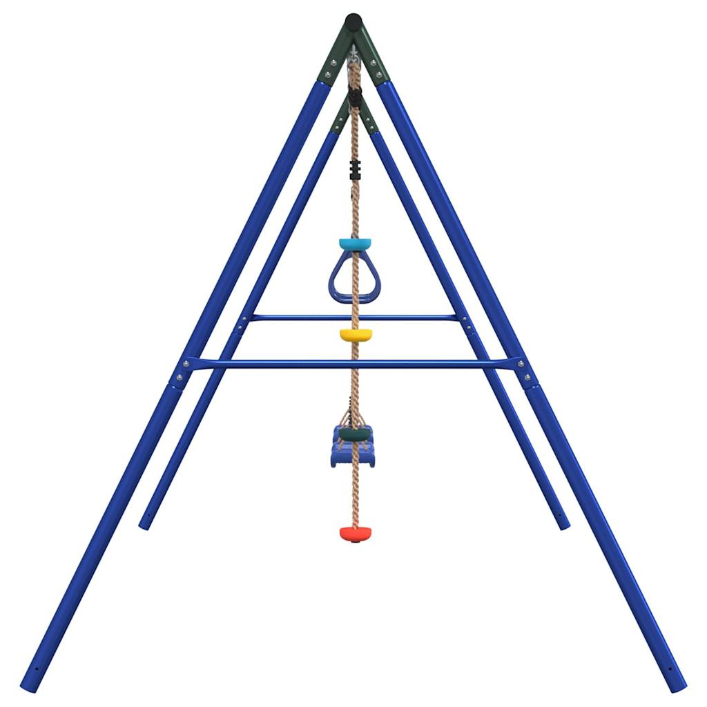 Schommelset met schommels, trapeze en klimschommel met schijven is nu te koop bij PeponiXL, paradijselijk wonen!
