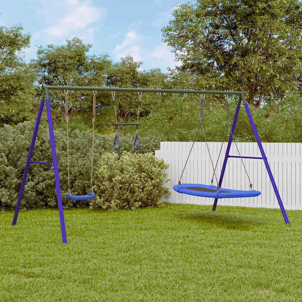 Schommelset met schommel, trapeze en nestschommel is nu te koop bij PeponiXL, paradijselijk wonen!