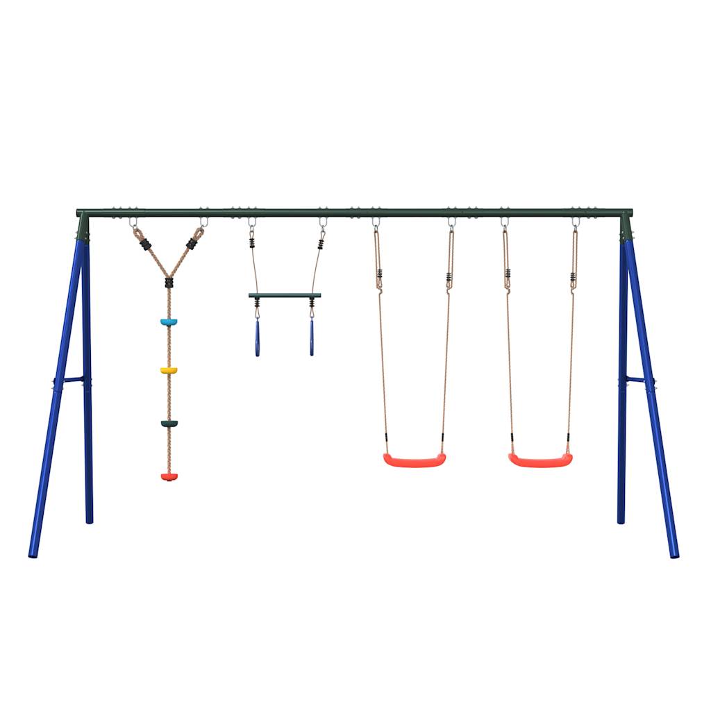 Schommelset met schommels, trapeze en klimschommel met schijven is nu te koop bij PeponiXL, paradijselijk wonen!