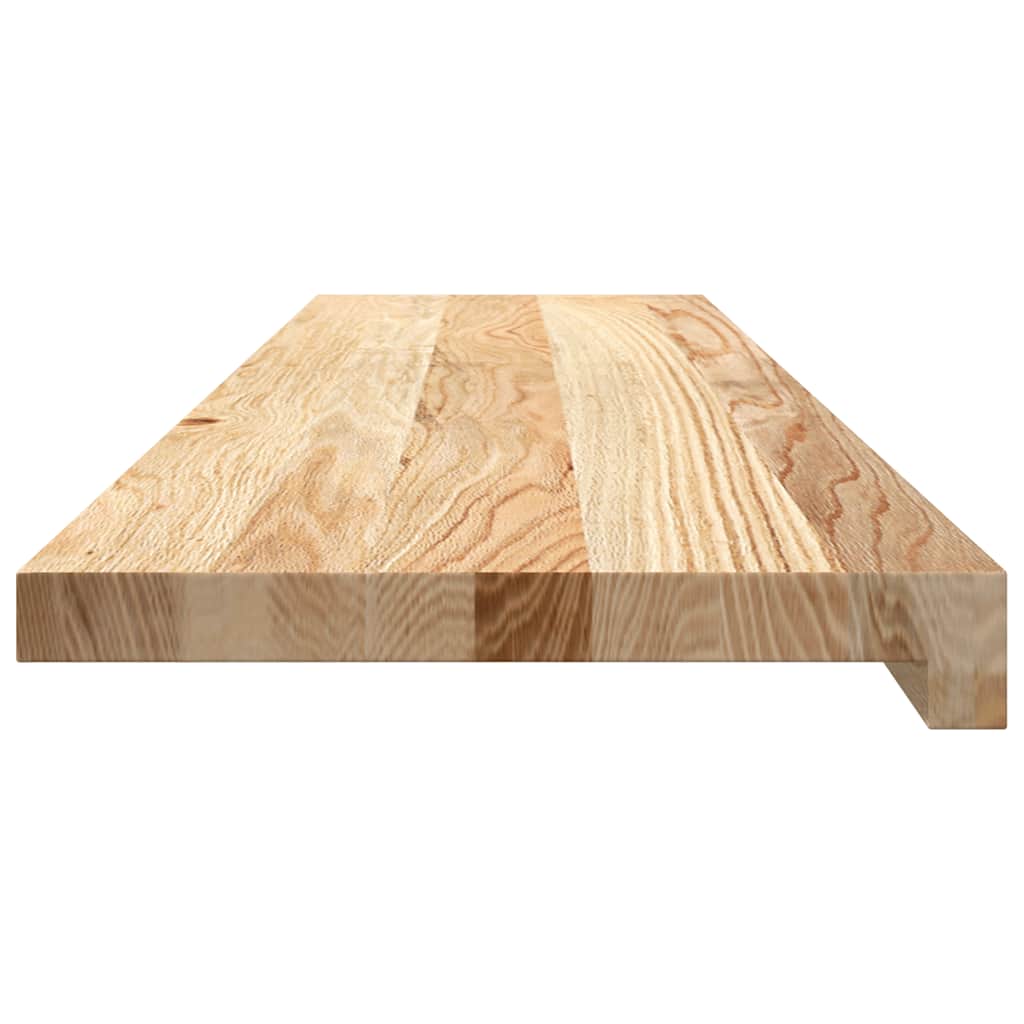 Traptreden 2 st 100x25x2 cm onbehandeld massief eikenhout is nu te koop bij PeponiXL, paradijselijk wonen!
