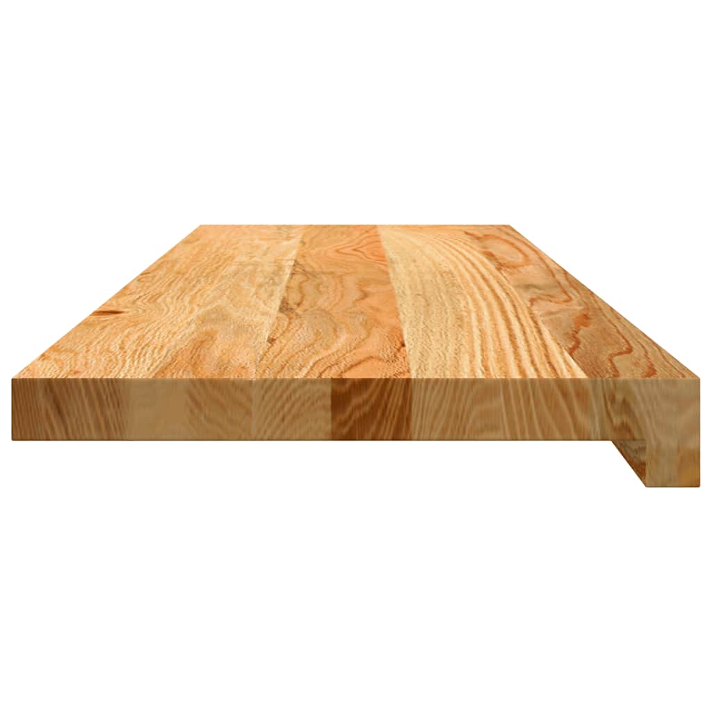 Traptreden 2 st 80x30x2 cm massief eikenhout lichtbruin is nu te koop bij PeponiXL, paradijselijk wonen!