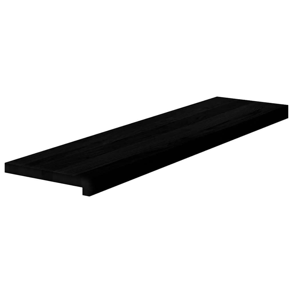 Traptreden 2 st 100x25x2 cm massief eikenhout donkerbruin is nu te koop bij PeponiXL, paradijselijk wonen!