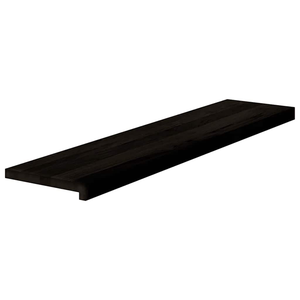 Traptreden 2 st 110x30x2 cm massief eikenhout donkerbruin is nu te koop bij PeponiXL, paradijselijk wonen!