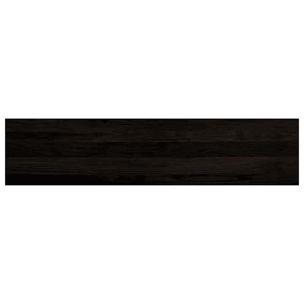 Traptreden 2 st 110x30x2 cm massief eikenhout donkerbruin is nu te koop bij PeponiXL, paradijselijk wonen!