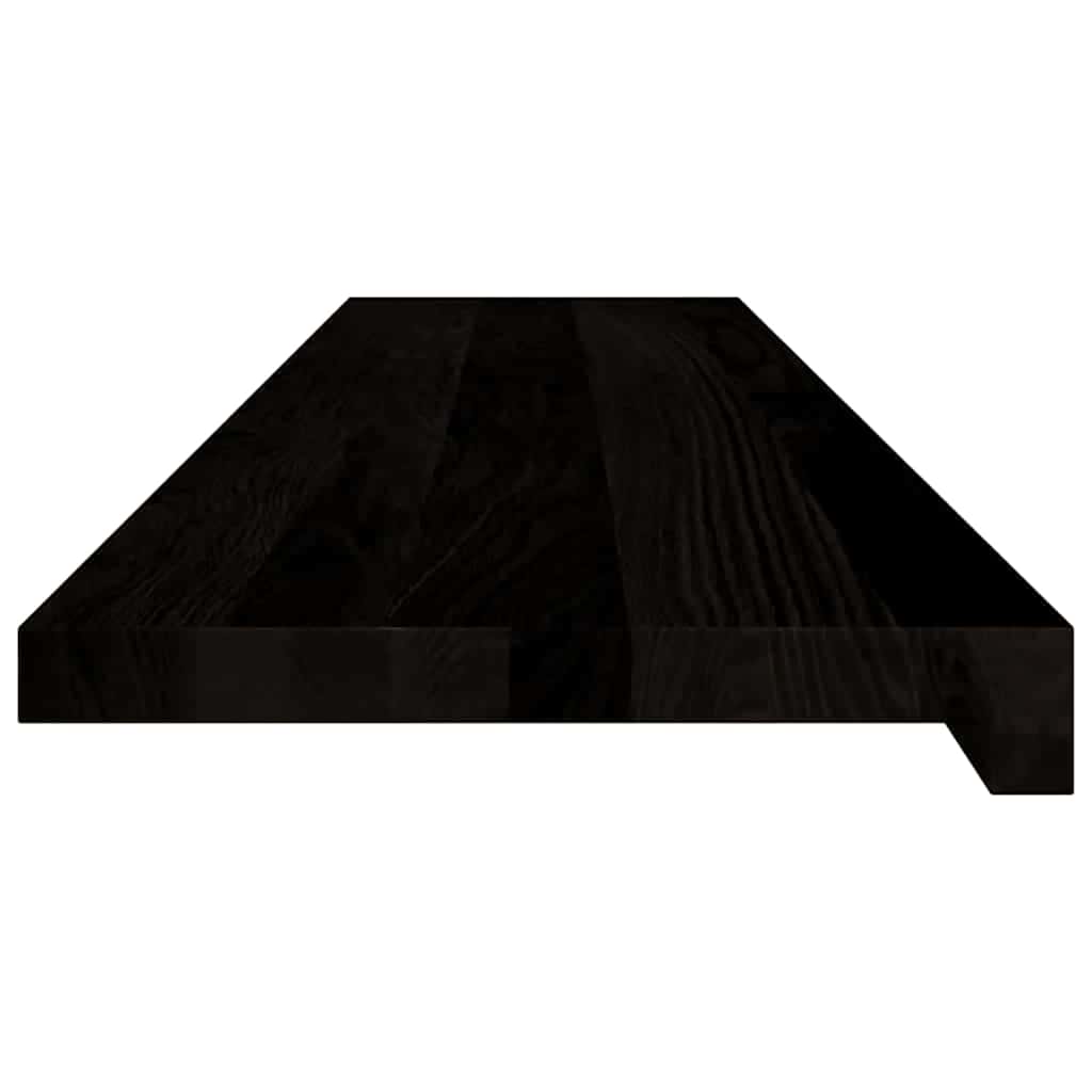 Traptreden 2 st 110x30x2 cm massief eikenhout donkerbruin is nu te koop bij PeponiXL, paradijselijk wonen!