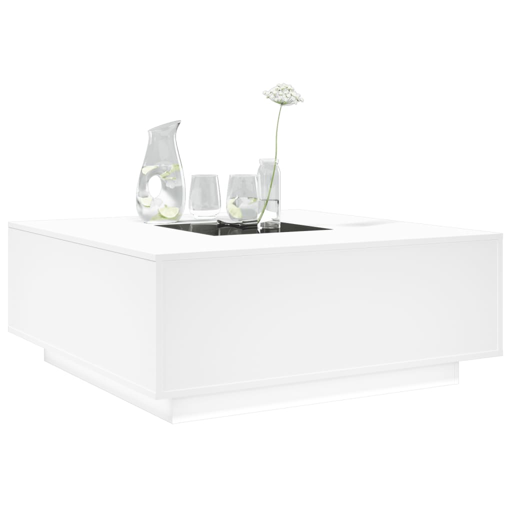 Salontafel met Infinity LED 100x100x40 cm wit is nu te koop bij PeponiXL, paradijselijk wonen!