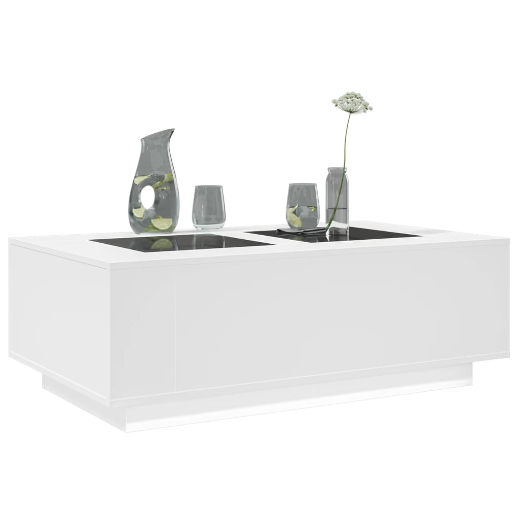 Salontafel met Infinity LED 116x69x40 cm wit is nu te koop bij PeponiXL, paradijselijk wonen!