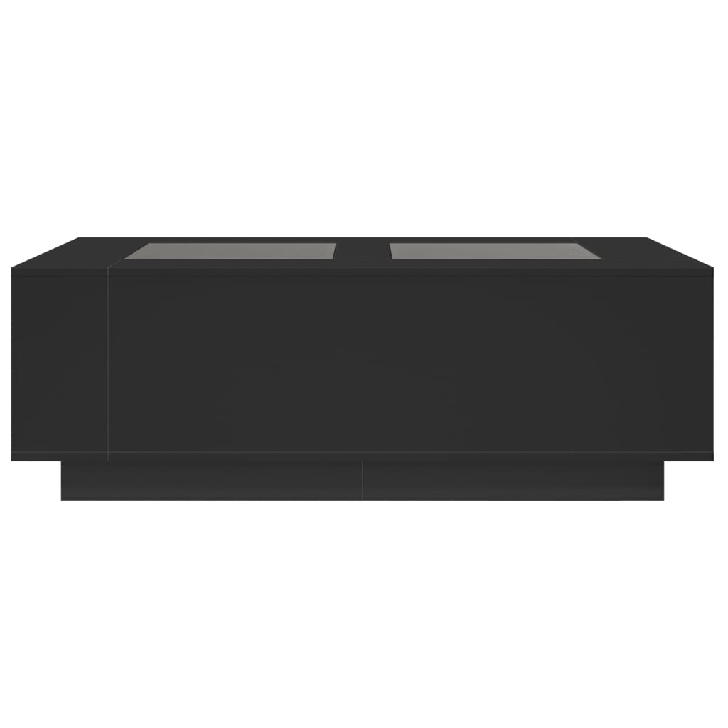 Salontafel met Infinity LED 116x69x40 cm zwart is nu te koop bij PeponiXL, paradijselijk wonen!