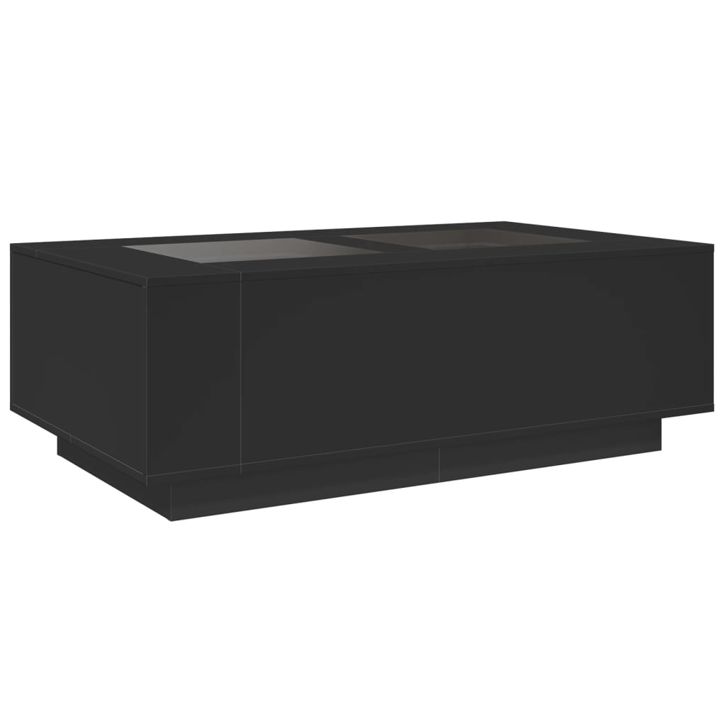 Salontafel met Infinity LED 116x69x40 cm zwart is nu te koop bij PeponiXL, paradijselijk wonen!