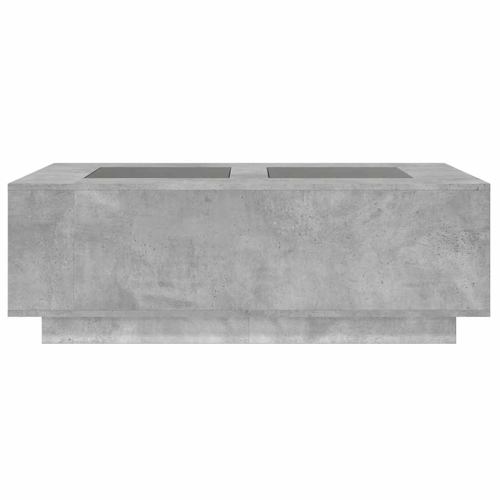 Salontafel met Infinity LED 116x69x40 cm betongrijs is nu te koop bij PeponiXL, paradijselijk wonen!