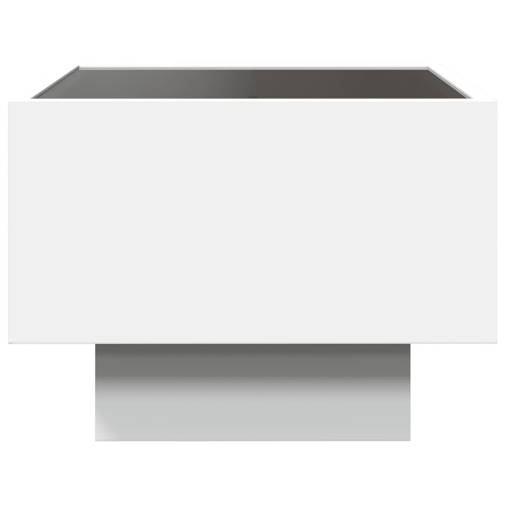 Nachtkastje met Infinity LED 40x40x30 cm wit is nu te koop bij PeponiXL, paradijselijk wonen!