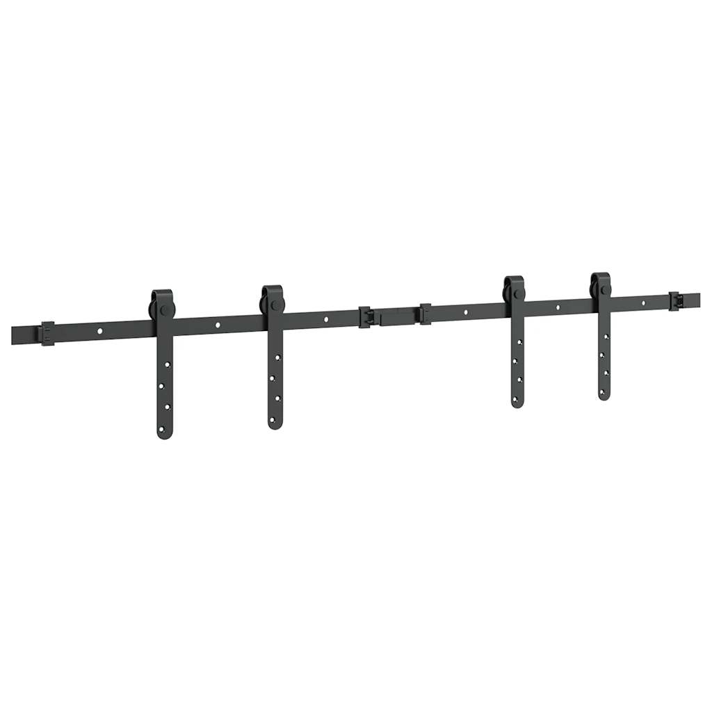 Ophangset voor schuifdeur 122 cm koolstofstaal is nu te koop bij PeponiXL, paradijselijk wonen!
