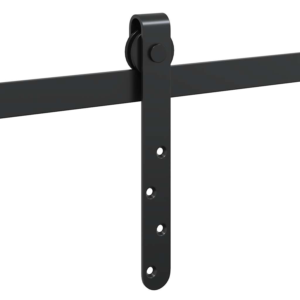 Ophangset voor schuifdeur 122 cm koolstofstaal is nu te koop bij PeponiXL, paradijselijk wonen!