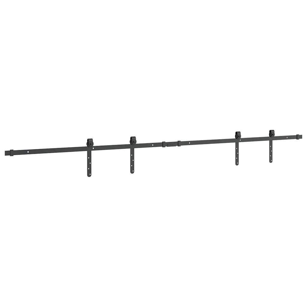 Ophangset voor schuifdeur 200 cm koolstofstaal is nu te koop bij PeponiXL, paradijselijk wonen!