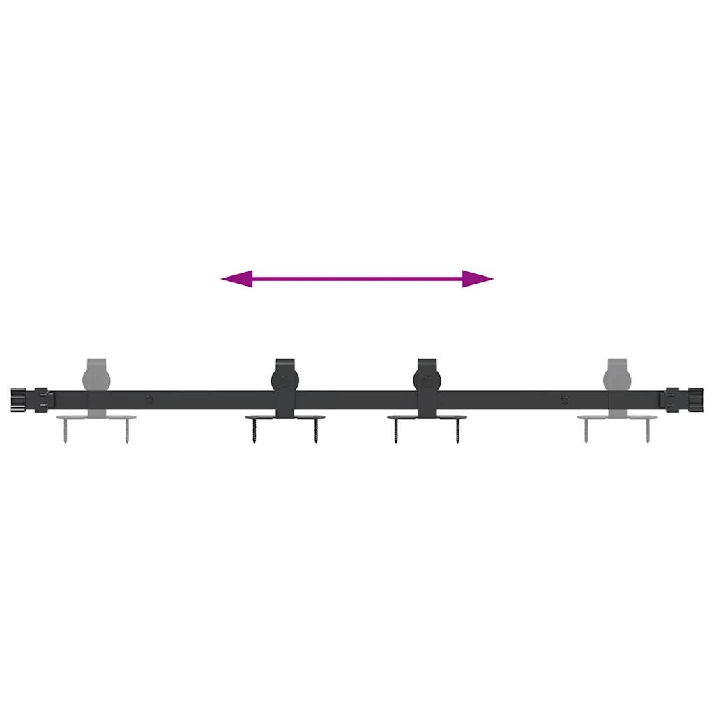 Ophangset voor schuifdeur 91 cm koolstofstaal is nu te koop bij PeponiXL, paradijselijk wonen!