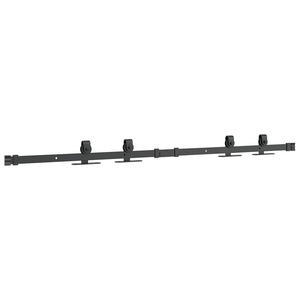 Ophangset voor schuifdeur 122 cm koolstofstaal is nu te koop bij PeponiXL, paradijselijk wonen!