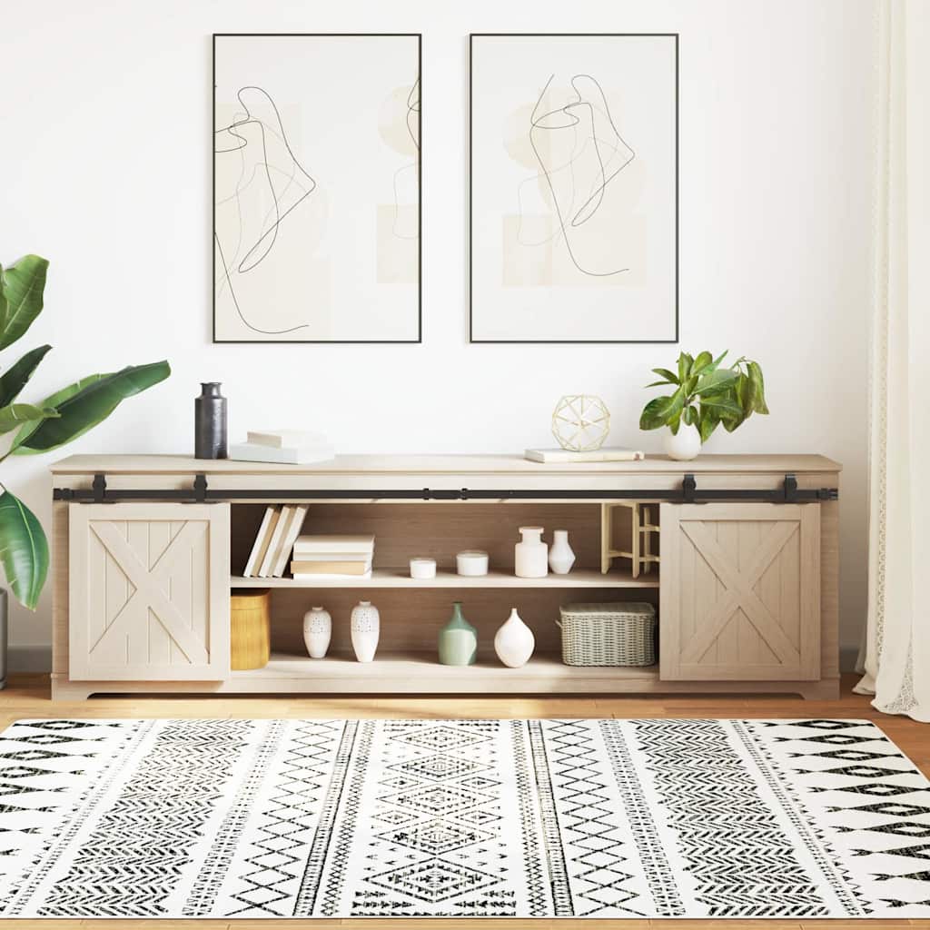 Ophangset voor schuifdeur 213 cm koolstofstaal is nu te koop bij PeponiXL, paradijselijk wonen!