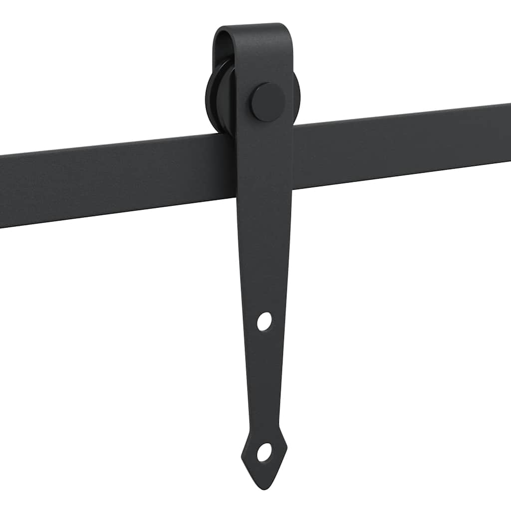 Ophangset voor schuifdeur 213 cm koolstofstaal is nu te koop bij PeponiXL, paradijselijk wonen!
