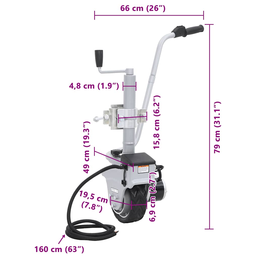 Neuswiel gemotoriseerd 12 V 350 W aluminium is nu te koop bij PeponiXL, paradijselijk wonen!