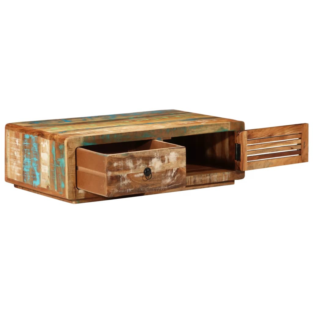 Salontafel 89x55x29 cm massief gerecycled hout is nu te koop bij PeponiXL, paradijselijk wonen!