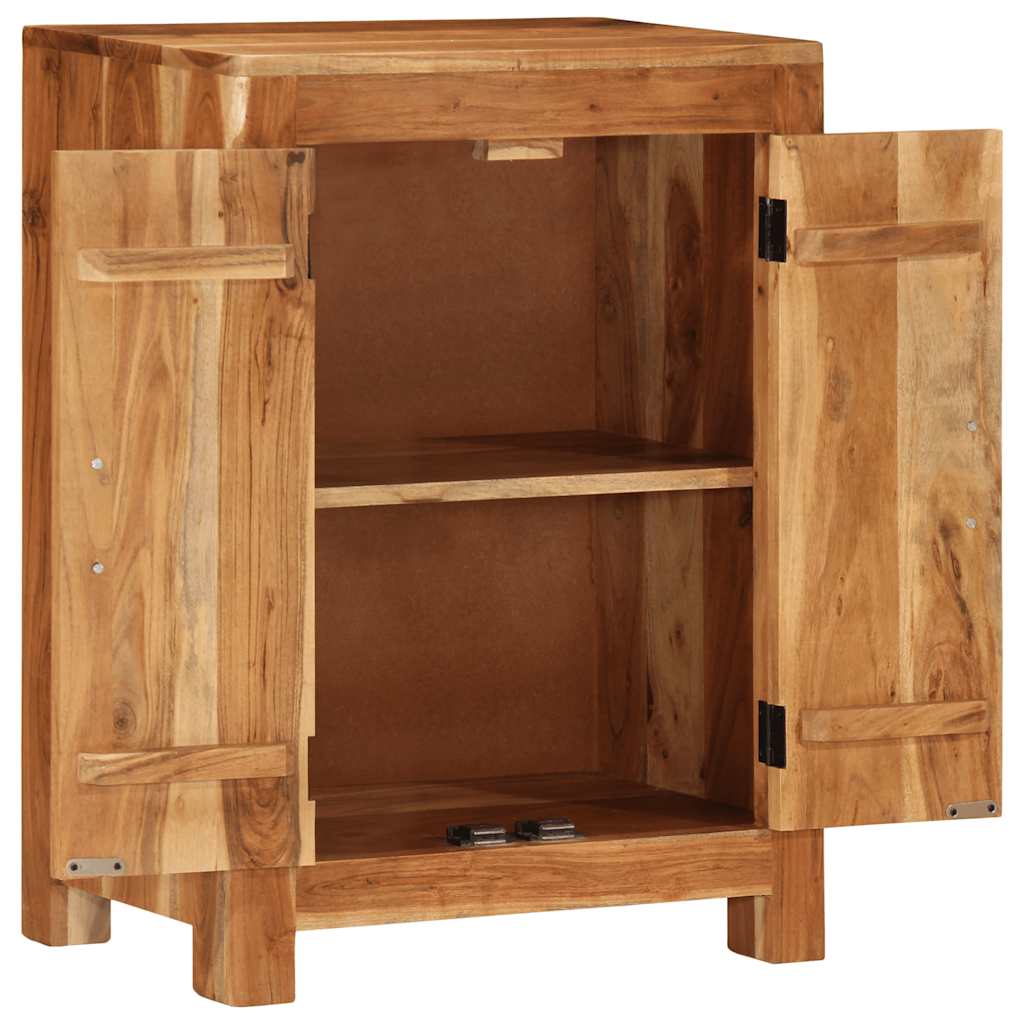 Dressoir 55x35x75 cm massief acaciahout is nu te koop bij PeponiXL, paradijselijk wonen!