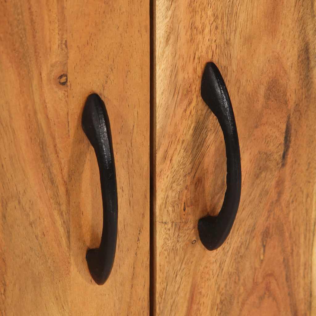 Dressoir 55x35x75 cm massief acaciahout is nu te koop bij PeponiXL, paradijselijk wonen!