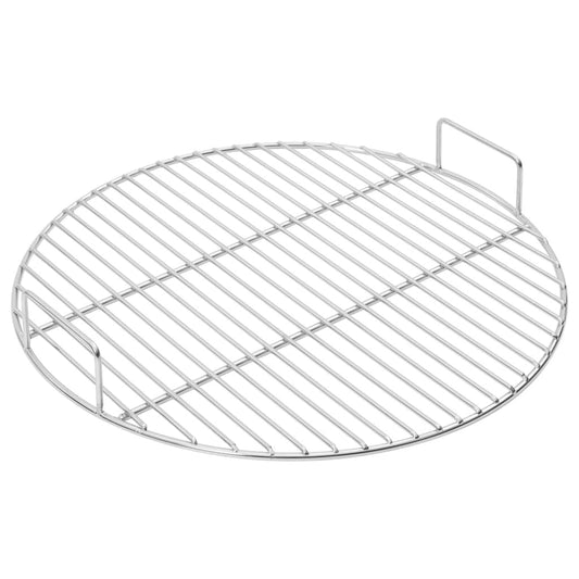 Barbecuerooster met handgrepen rond Ø44,5 cm 304 roestvrijstaal is nu te koop bij PeponiXL, paradijselijk wonen!