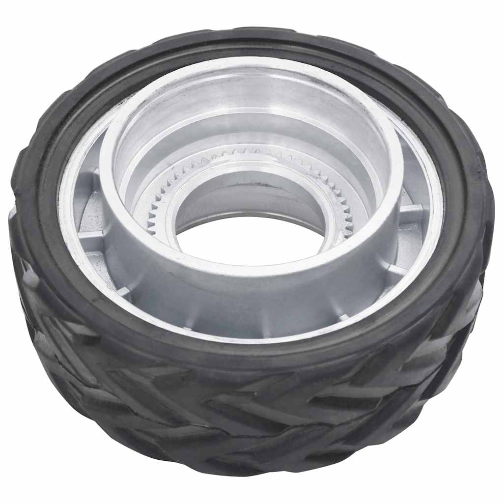 Wiel voor neuswiel Ø19,5x10 cm massief aluminium en rubber is nu te koop bij PeponiXL, paradijselijk wonen!