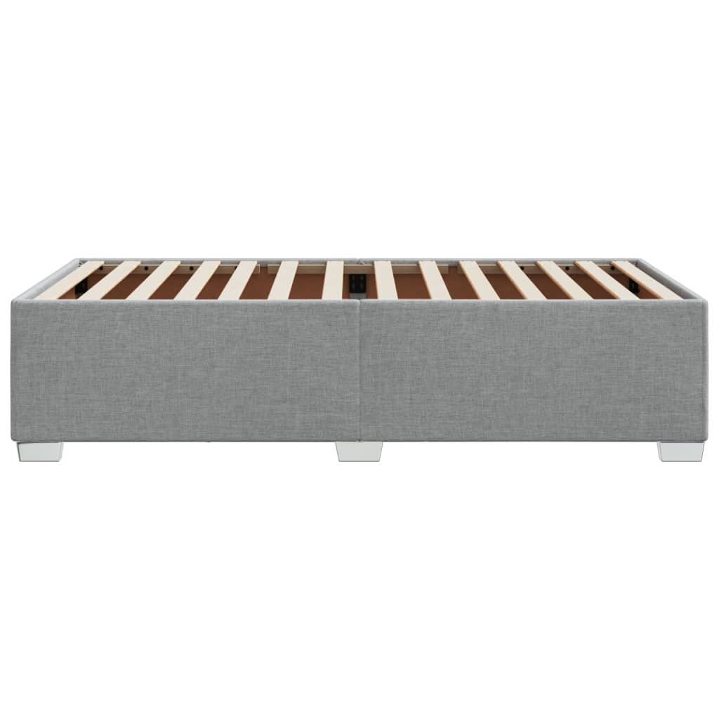 Bedframe zonder matras 80x200 cm stof lichtgrijs is nu te koop bij PeponiXL, paradijselijk wonen!