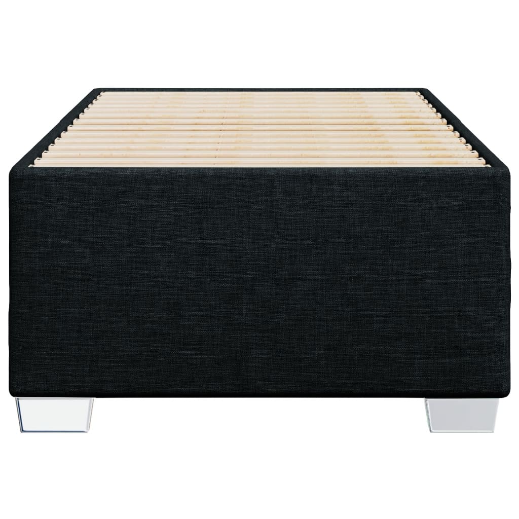 Bedframe zonder matras 80x200 cm stof zwart is nu te koop bij PeponiXL, paradijselijk wonen!