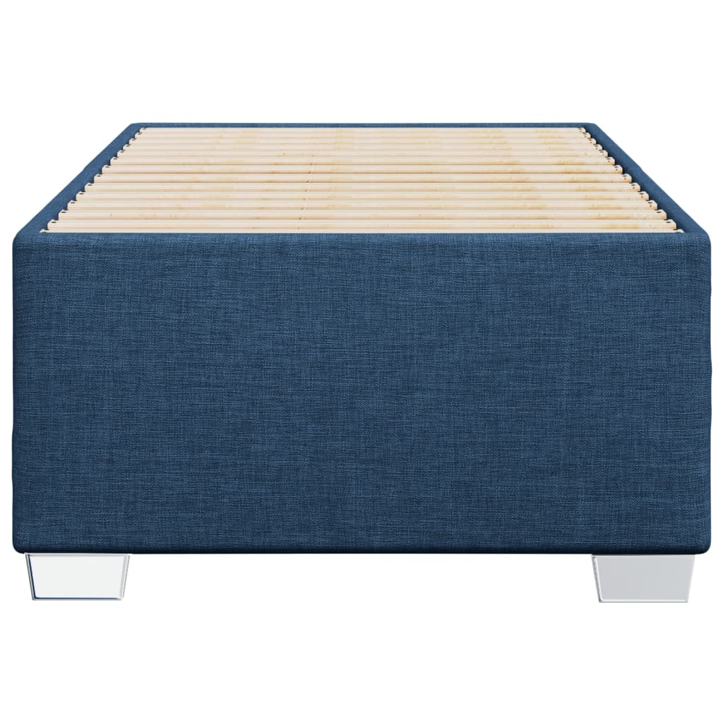 Bedframe zonder matras 80x200 cm stof blauw is nu te koop bij PeponiXL, paradijselijk wonen!