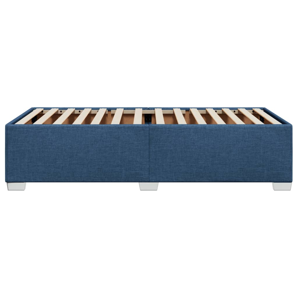 Bedframe zonder matras 80x200 cm stof blauw is nu te koop bij PeponiXL, paradijselijk wonen!