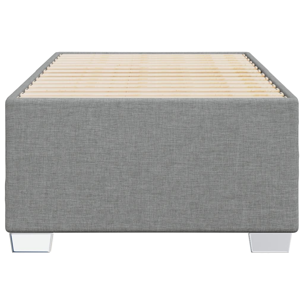 Bedframe zonder matras 90x190 cm stof lichtgrijs is nu te koop bij PeponiXL, paradijselijk wonen!