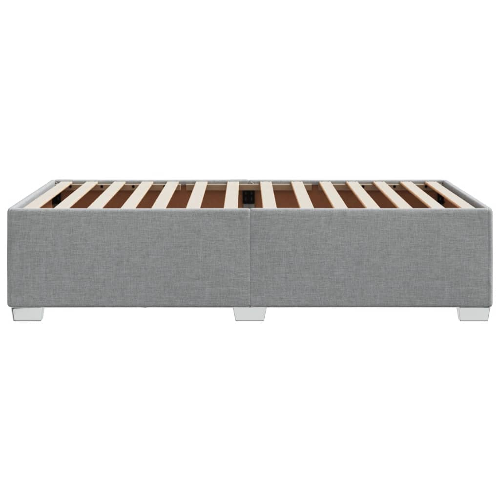 Bedframe zonder matras 90x190 cm stof lichtgrijs is nu te koop bij PeponiXL, paradijselijk wonen!