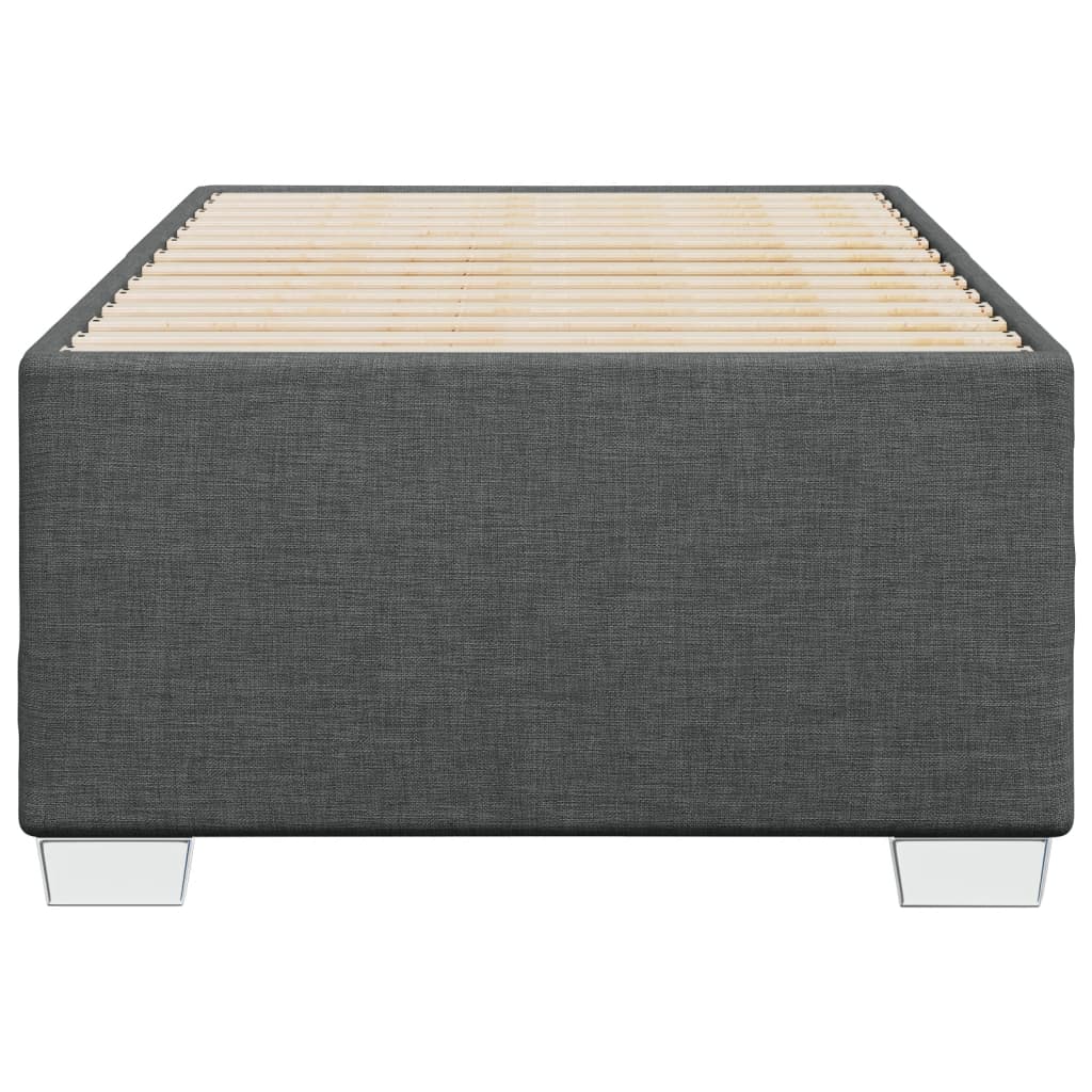 Bedframe zonder matras 90x190 cm stof donkergrijs is nu te koop bij PeponiXL, paradijselijk wonen!