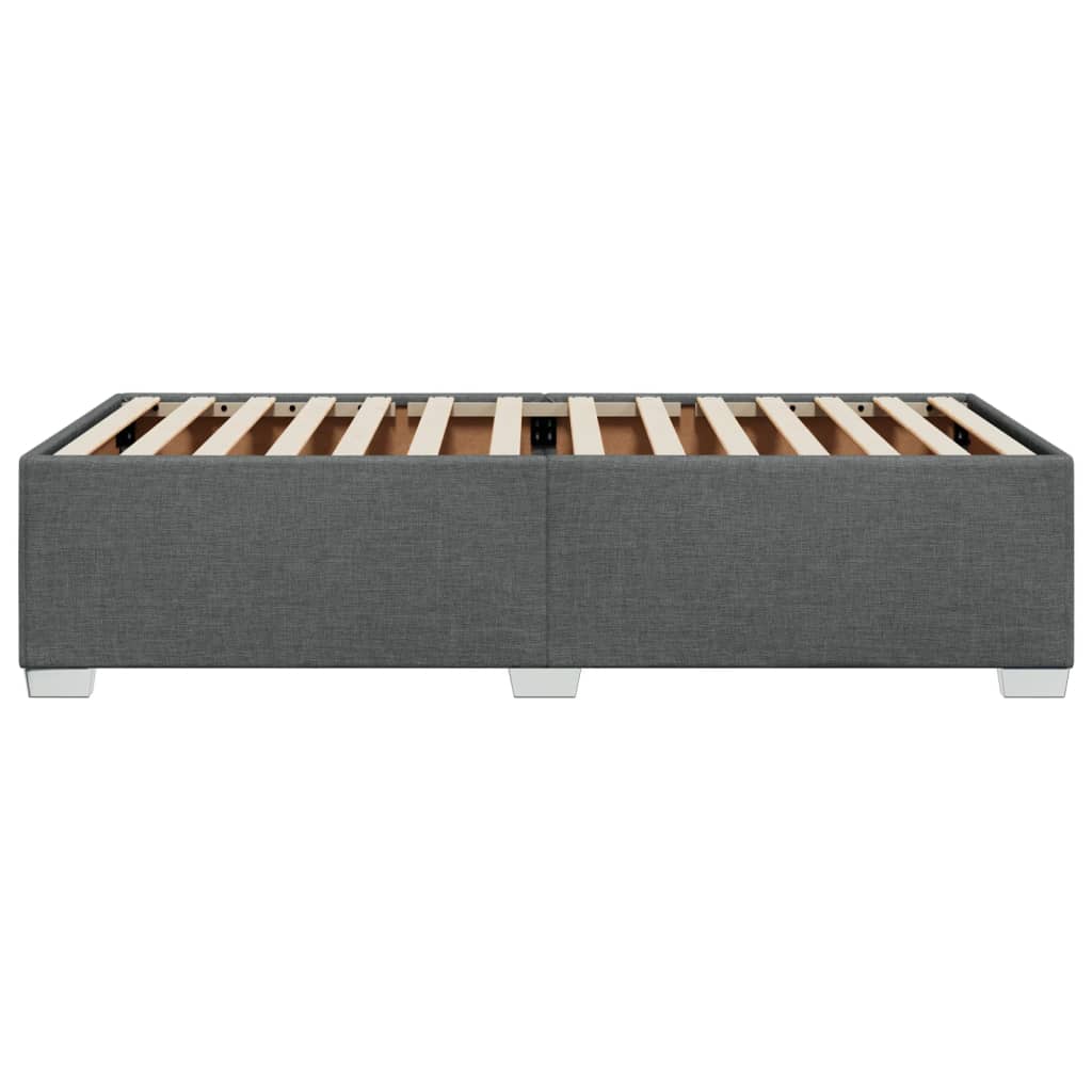 Bedframe zonder matras 90x190 cm stof donkergrijs is nu te koop bij PeponiXL, paradijselijk wonen!
