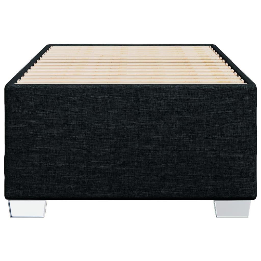 Bedframe zonder matras 90x190 cm stof zwart is nu te koop bij PeponiXL, paradijselijk wonen!
