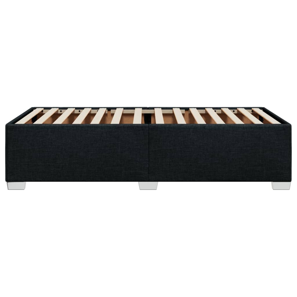 Bedframe zonder matras 90x190 cm stof zwart is nu te koop bij PeponiXL, paradijselijk wonen!