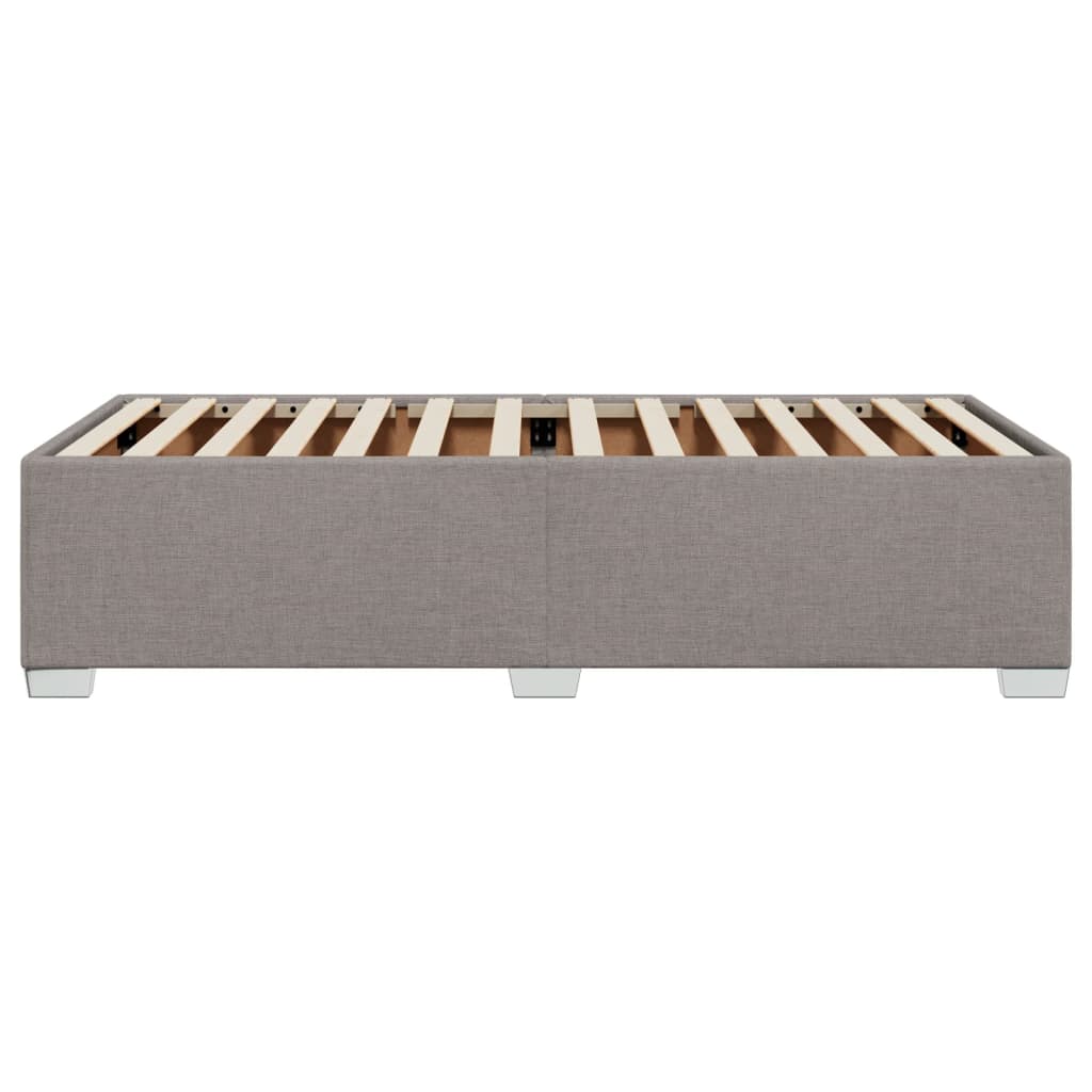 Bedframe zonder matras 90x190 cm stof taupe is nu te koop bij PeponiXL, paradijselijk wonen!
