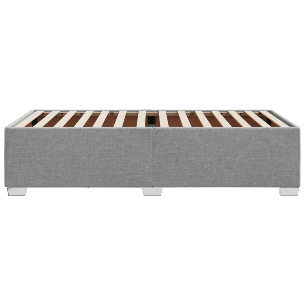Bedframe zonder matras 90x200 cm stof lichtgrijs is nu te koop bij PeponiXL, paradijselijk wonen!