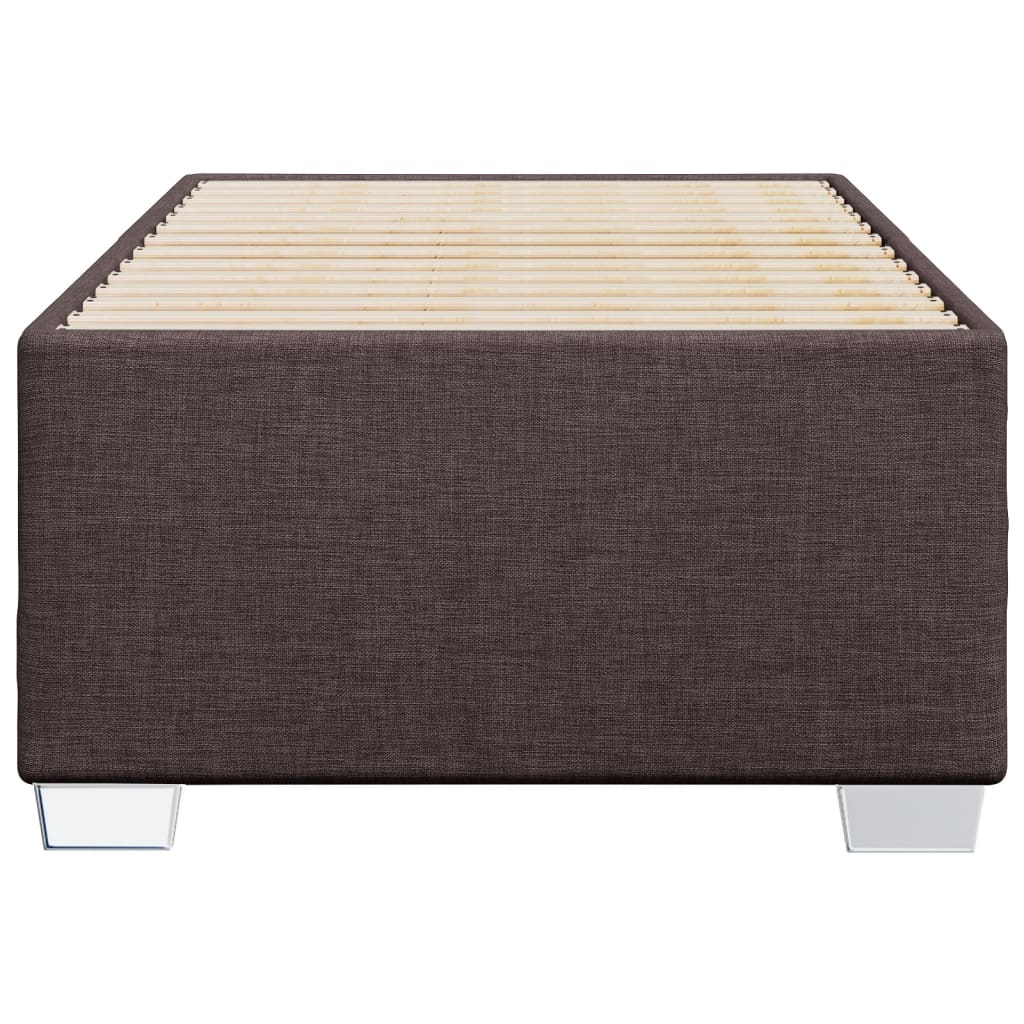 Bedframe zonder matras 90x200 cm stof donkerbruin is nu te koop bij PeponiXL, paradijselijk wonen!