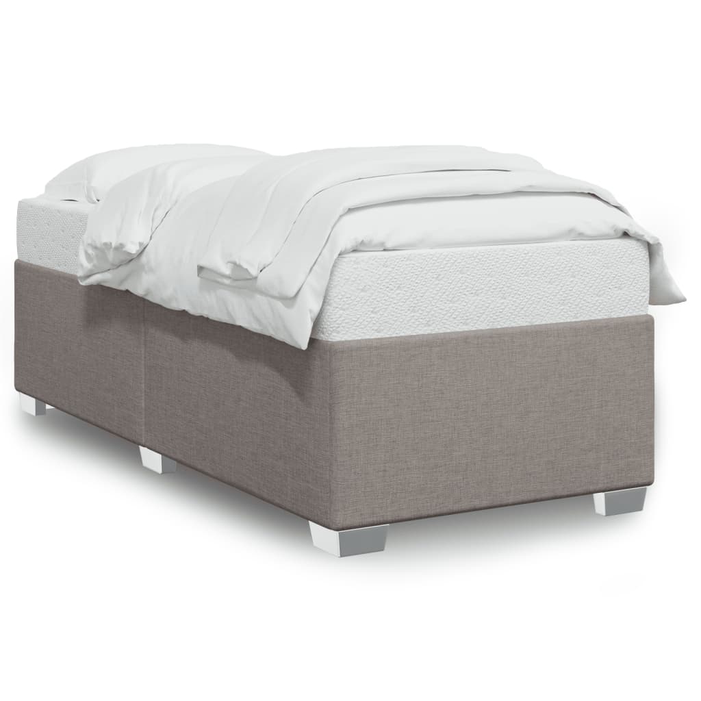Bedframe zonder matras 90x200 cm stof taupe is nu te koop bij PeponiXL, paradijselijk wonen!