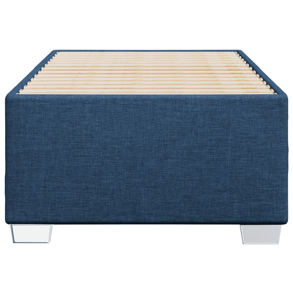 Bedframe zonder matras 90x200 cm stof blauw is nu te koop bij PeponiXL, paradijselijk wonen!